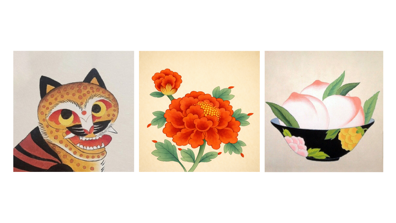 Korean folk art Minhwa workshop